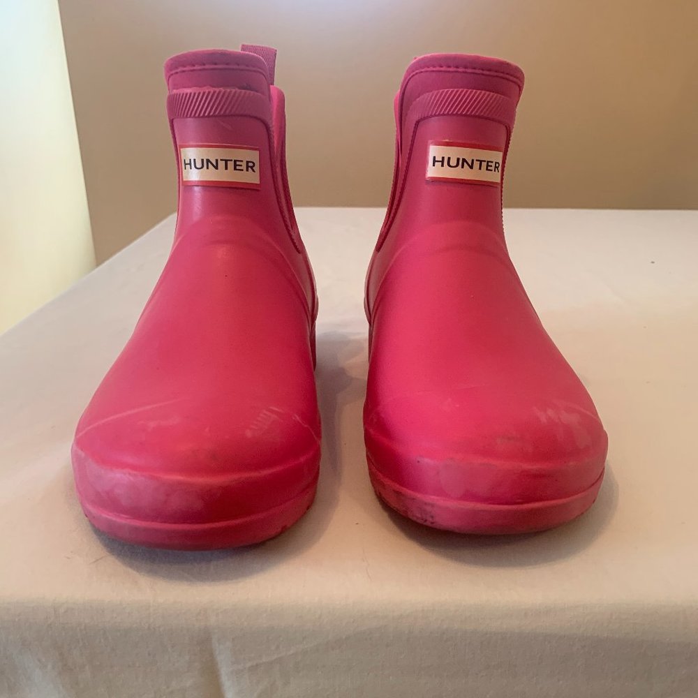 Hunter X Target Pink Rain Booties Size 9